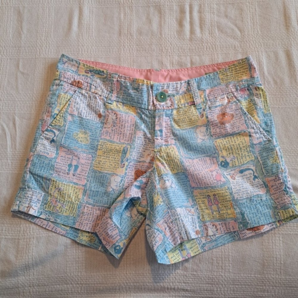 Lilly Pulitzer women's size 0 Callahan shorts in Written In The Stars